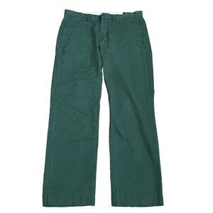 NWT Polo Ralph Lauren Chino Stretch Green Straight Fit Men’s 36x30 (Tag 33x32)